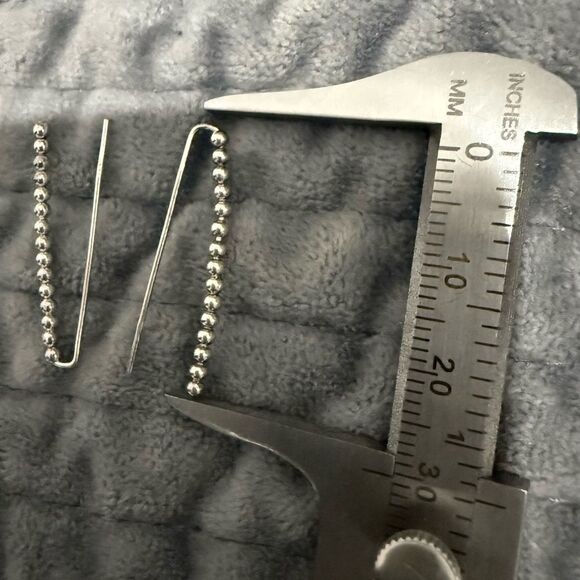 STERLING SILVER BALL DROP EARRINGS – MINIMALIST HOOK STYLE FOR WOMEN - Picture 5 of 17